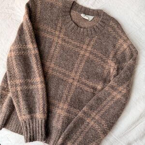 Everlane Alpaca Cropped Crewneck Sweater